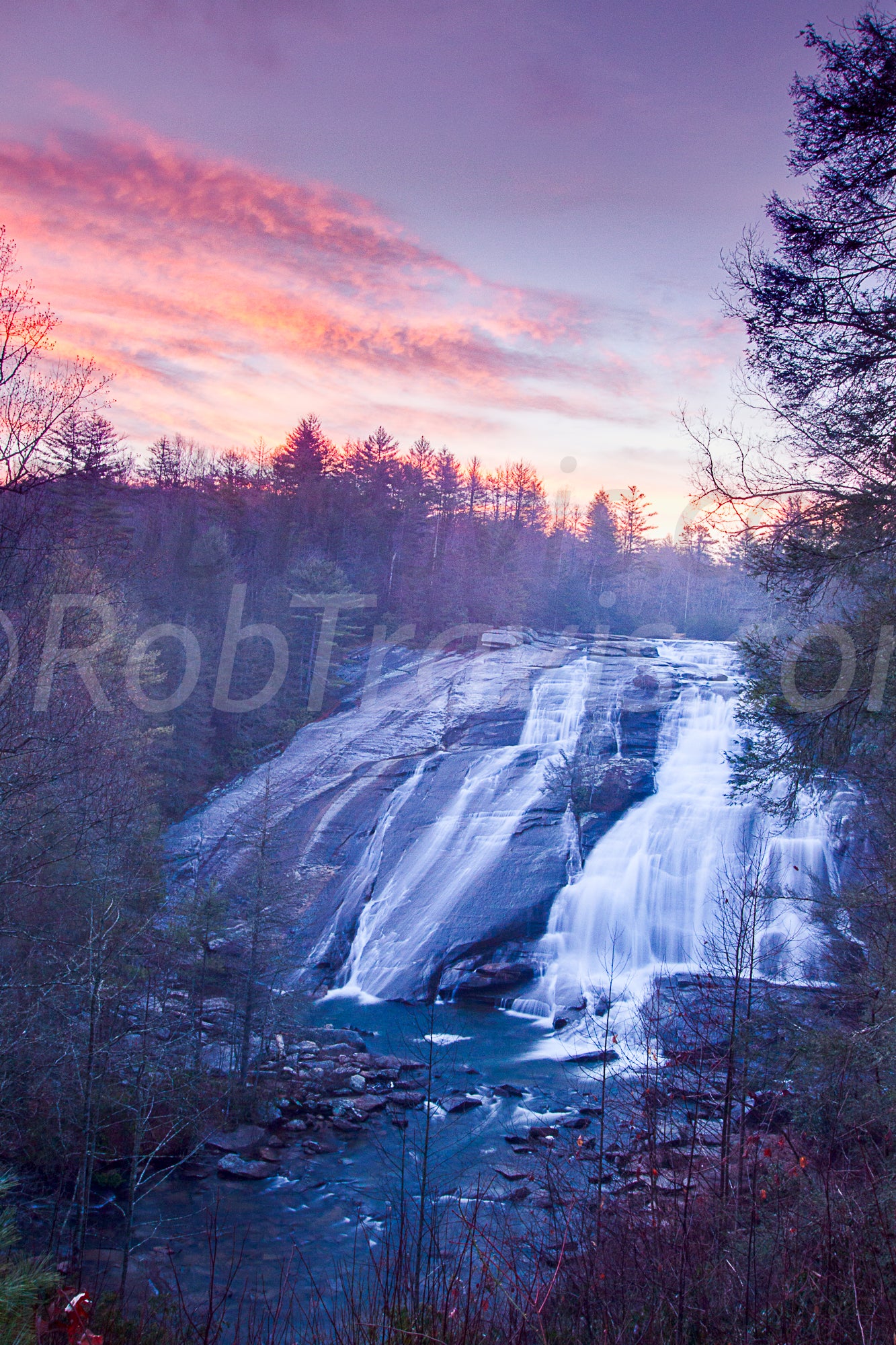 High Falls - Portrait View - by Rob Travis