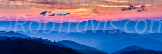Pano // A Blue Ridge Morn by Rob Travis
