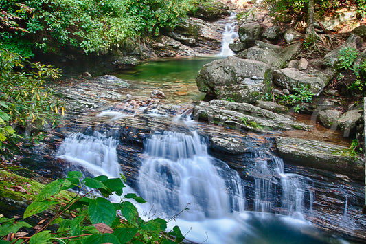 Skinny Dip Falls - Landscape View - by Rob Travis